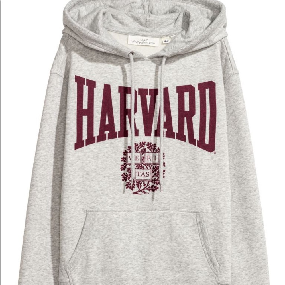 Light Grey Harvard Hoodie